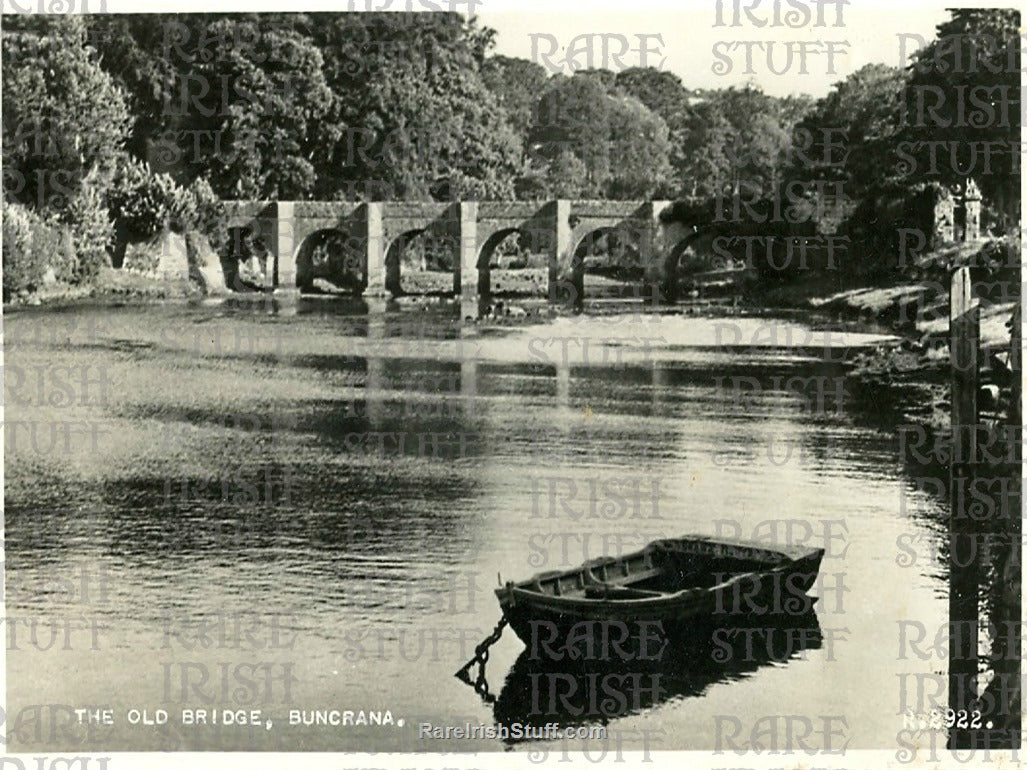The Old Bridge, Buncrana, Co. Donegal, Ireland 1909