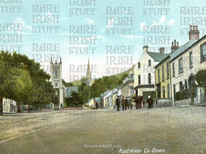 The Square, Rostrevor, Newry, Down, Ireland, Old Photo, Old Image, Old ...