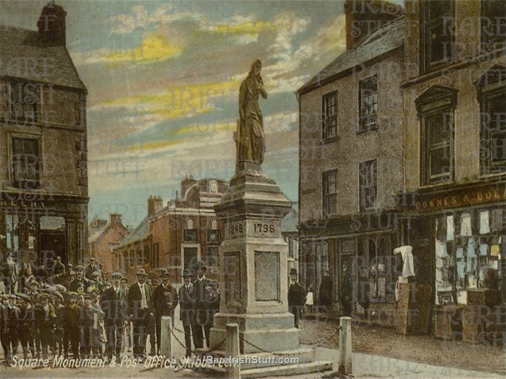 The Square, Monument & Post Office, Skibbereen, Co. Cork, Ireland 1894