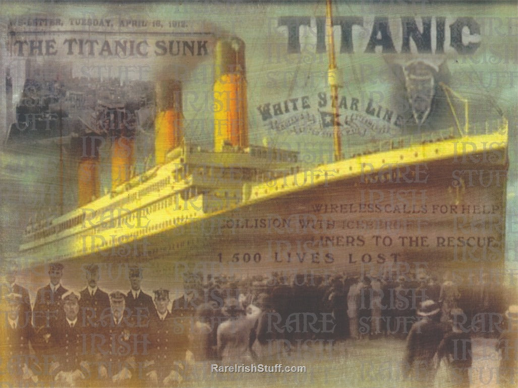 Titanic White Star Line Memorial Print