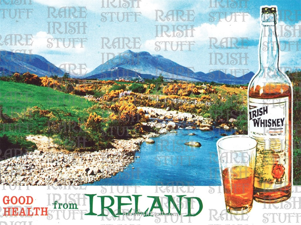 Good Health from Ireland - Old Irish Whisky Advert