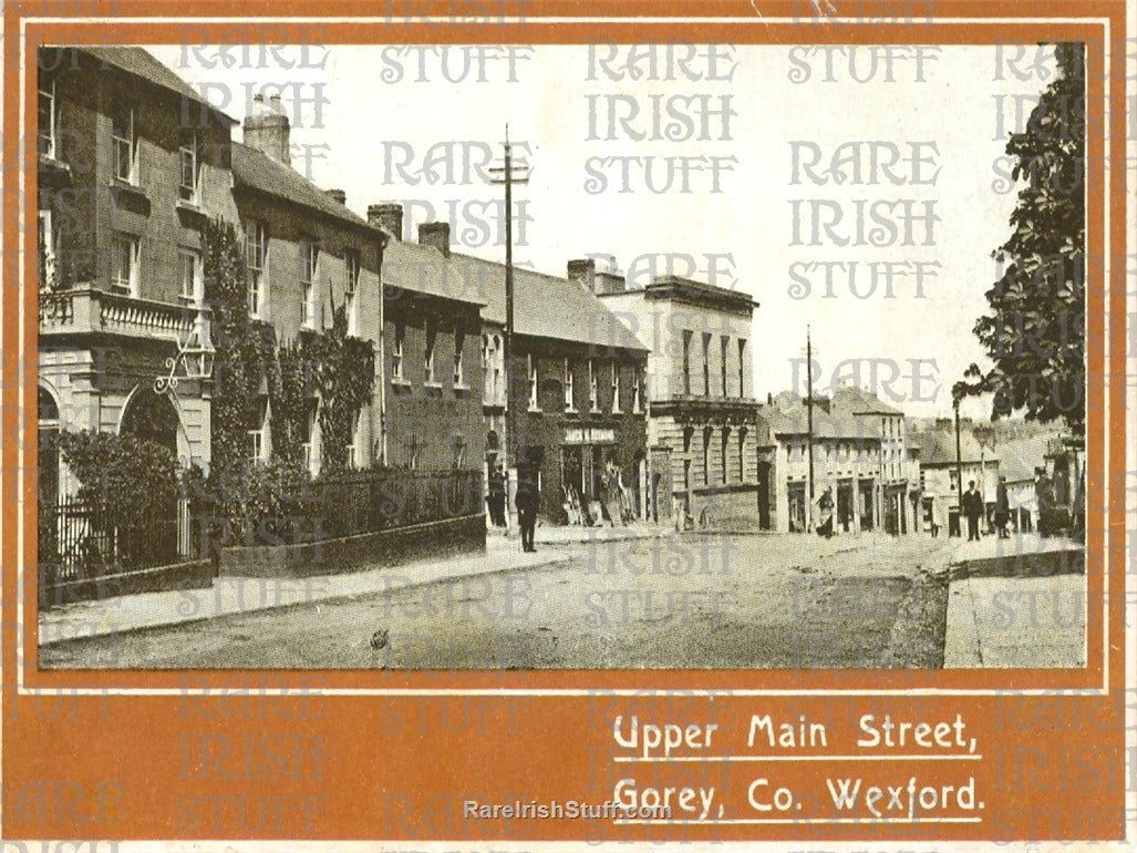 Upper Main Street, Gorey, Co. Wexford, Ireland 1940s