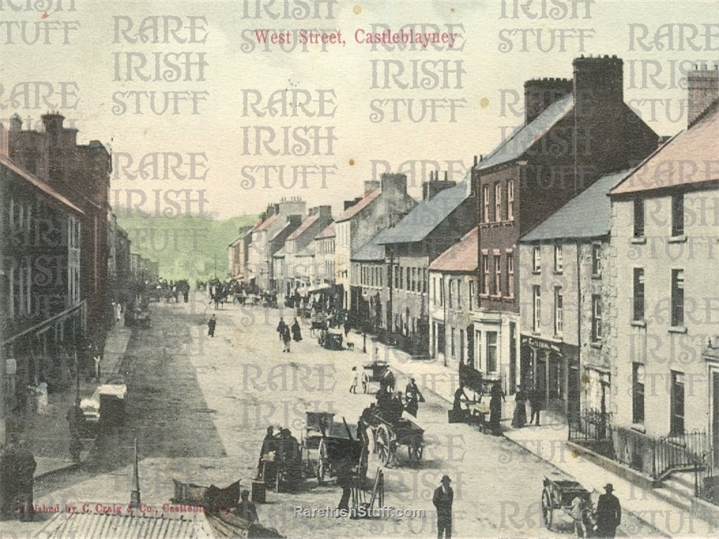 West Street, Castleblaney, Co. Monaghan 1900