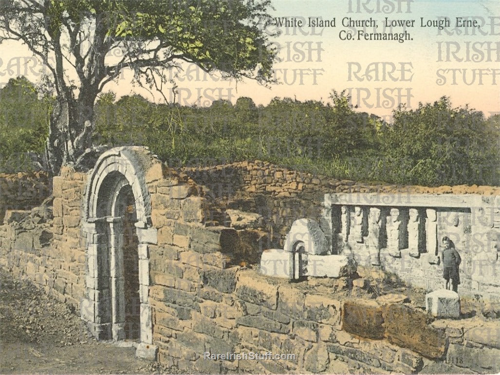 White Island Church, Lower Lough Erne, Fermanagh 1900
