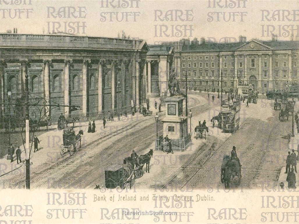 Bank of Ireland & Trinity College, Dublin, Ireland 1892
