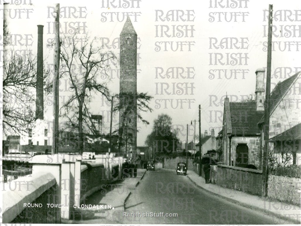 Round Tower, Clondalkin, Dublin, Ireland 1940's