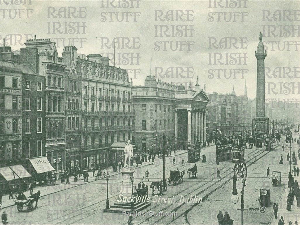 Sackville Street (O'Connell Street), Dublin, Ireland 1911