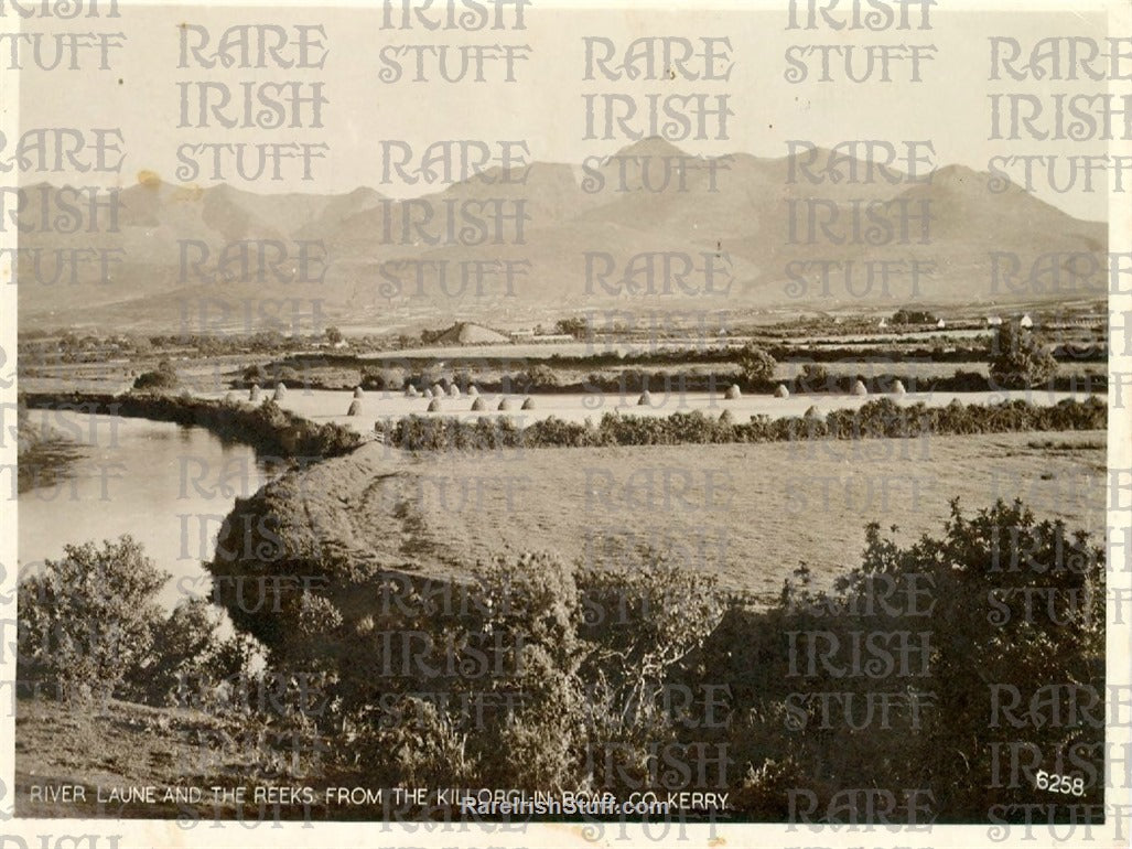 River Laune & The Reeks from the Killorglin Road, Co. Kerry, Ireland 1925